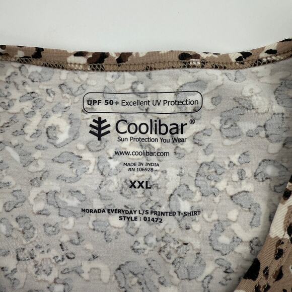 COOLIBAR Morada Everyday Long Sleeve Shirt Womens Size XXL Crew Neck UPF 50+ Top - Picture 3 of 6